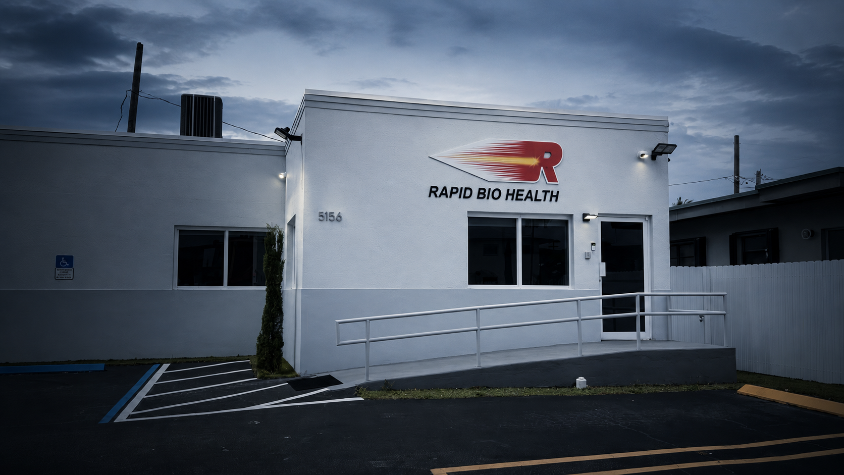 Rapid Bio Health Group headquarters at 5156 West Flagler Street in Miami, Florida
